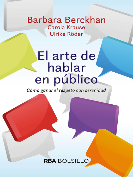 Title details for El arte de hablar en público by Barbara Berckhan - Available